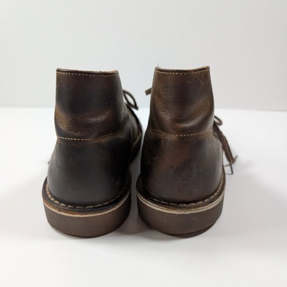 Great cond. CLARKS Bushacre 2 Men's Leather Chukka Boots Brown size 10 - Picture 6 of 13